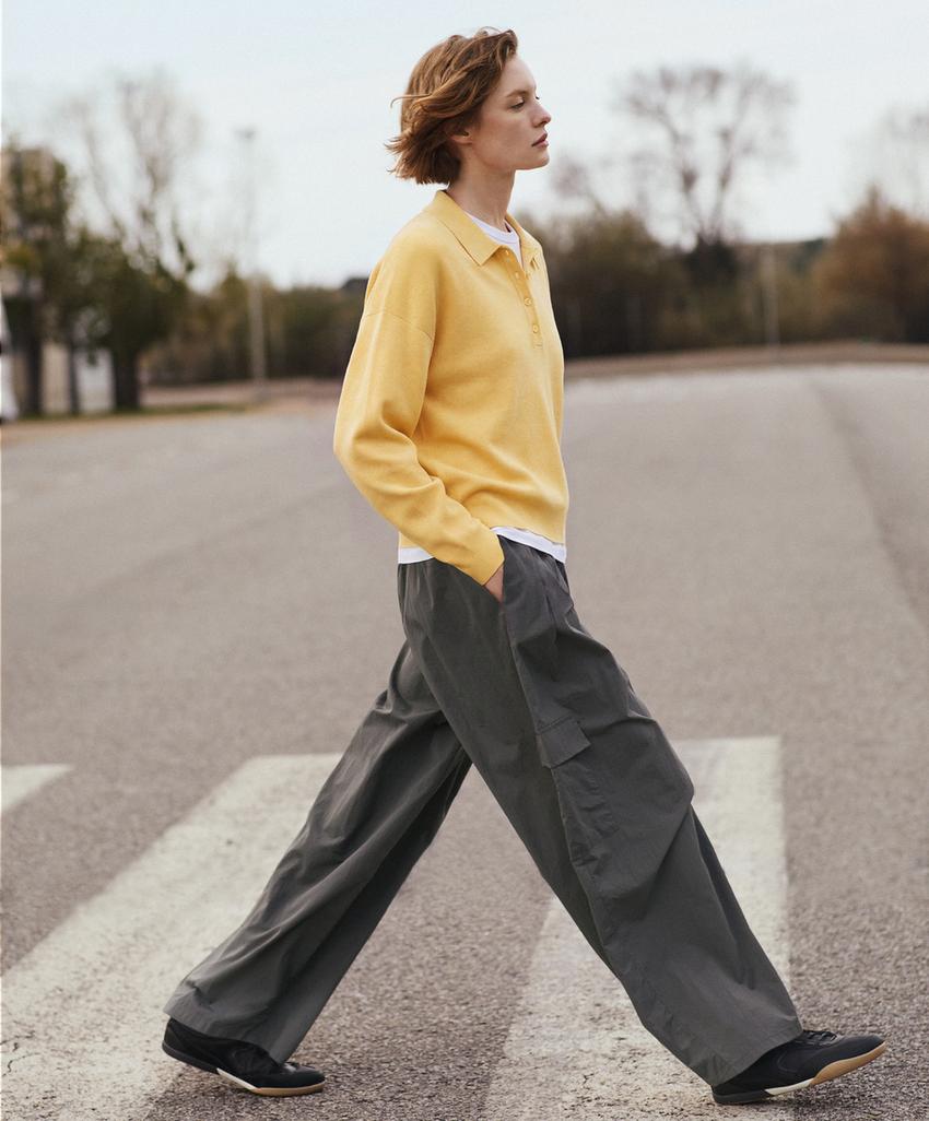 Длинные водоотталкивающие брюки карго из нейлона