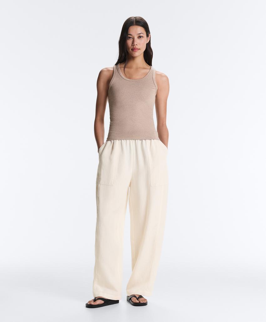 Майка Fitted Rib с хлопком и модалом