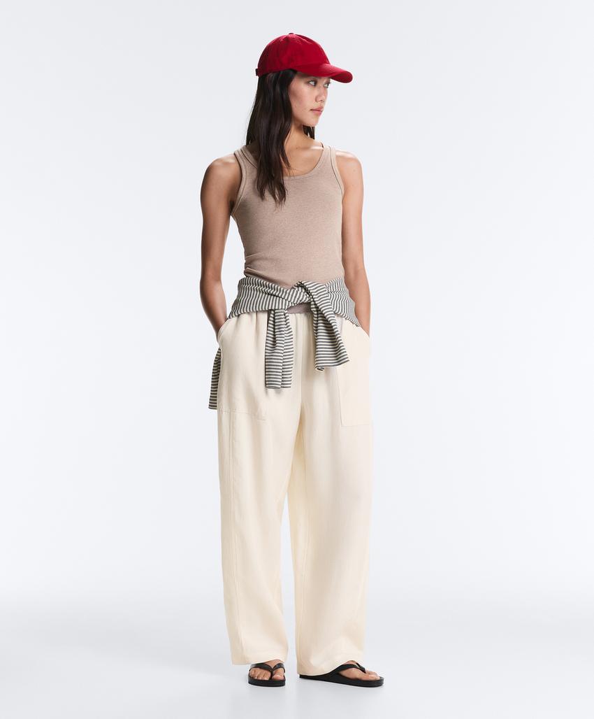 Майка Fitted Rib с хлопком и модалом