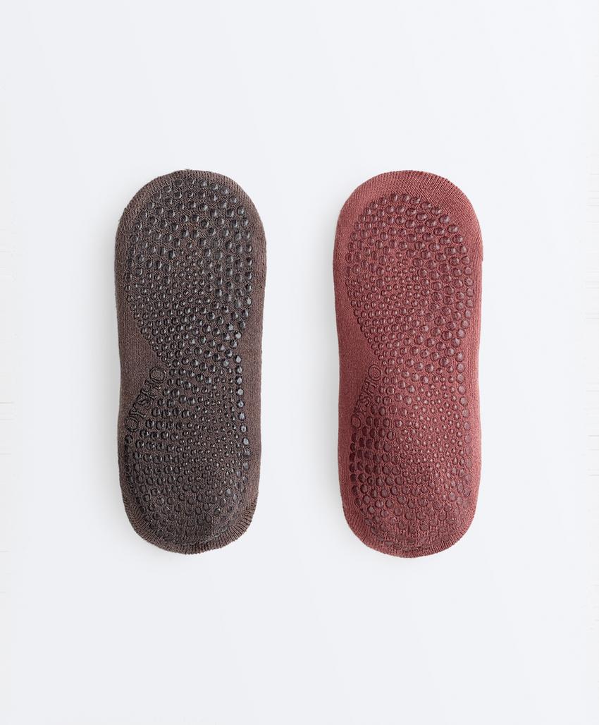 2 пары невидимых носков из смесового хлопка для йоги и пилатеса