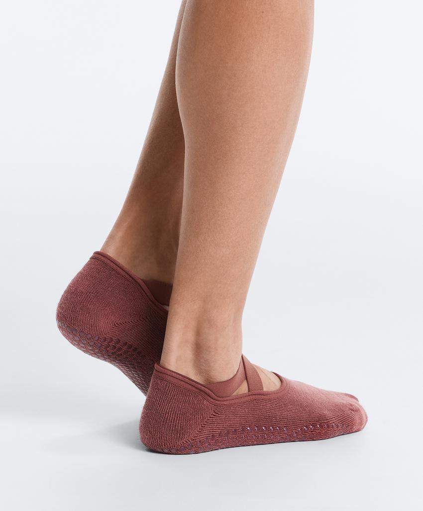 2 пары невидимых носков из смесового хлопка для йоги и пилатеса