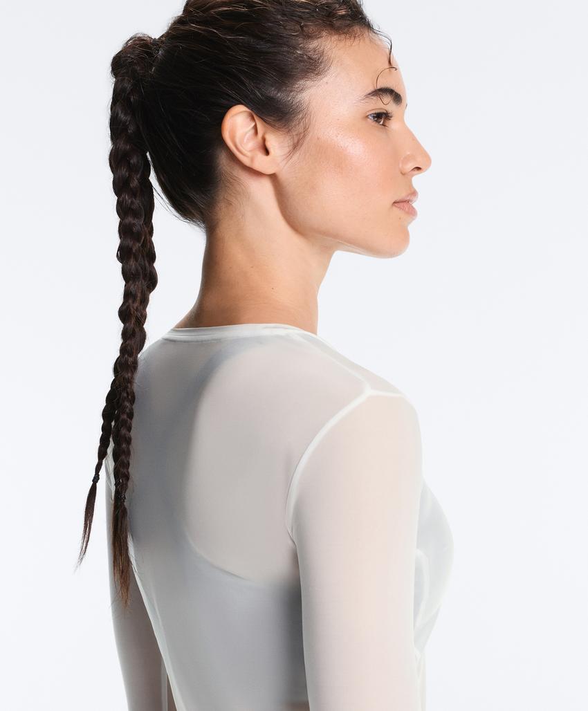 Лонгслив с длинным рукавом и надписью