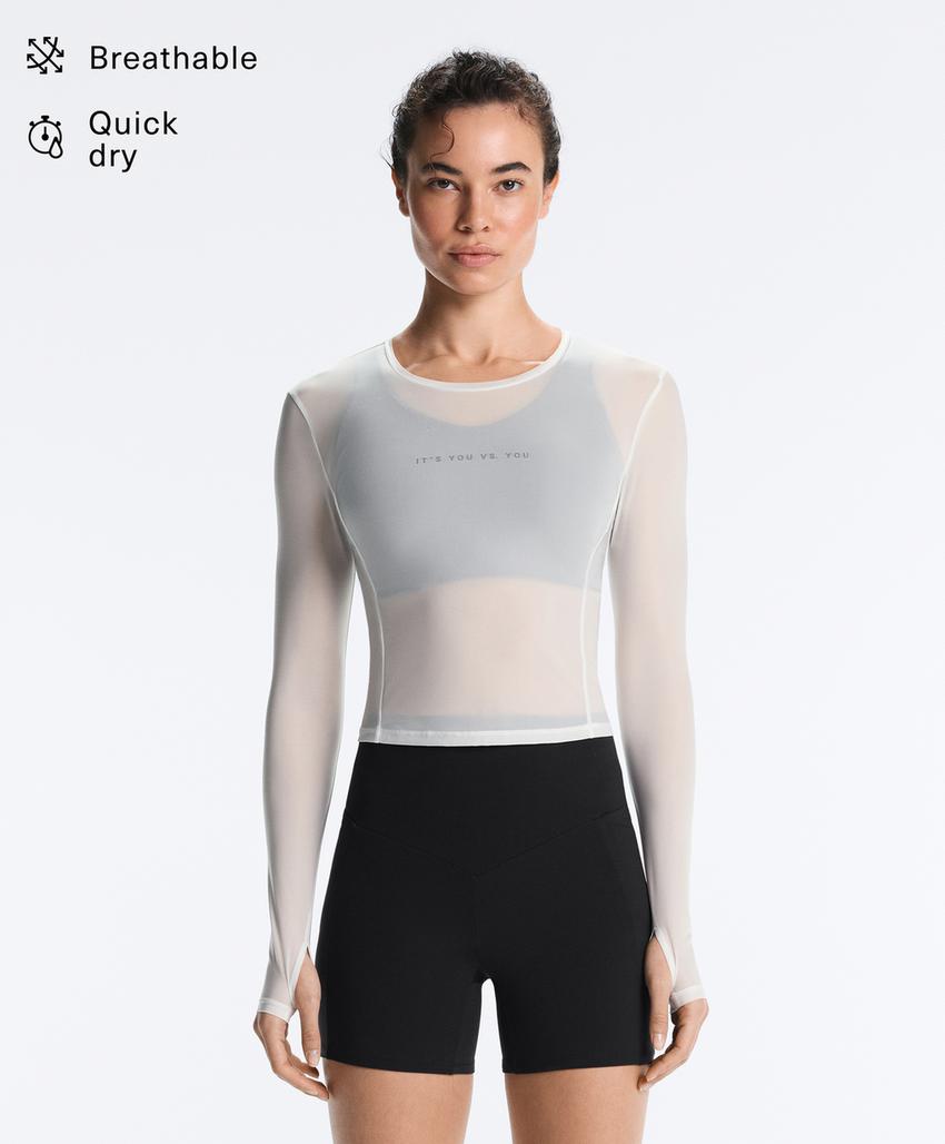 Лонгслив с длинным рукавом и надписью