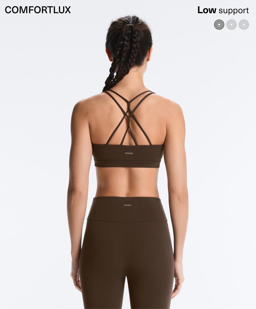 Спортивный бюстгальтер Comfortlux с перекрестными бретельками сзади
