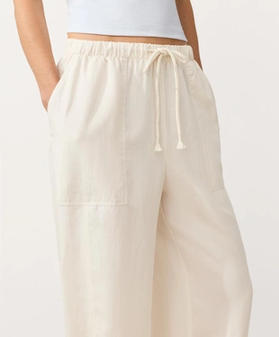 Прямые брюки из лиоцелла и льна (24%)- Заказать в России