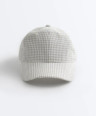 Кепка с принтом в клетку- Заказать в России