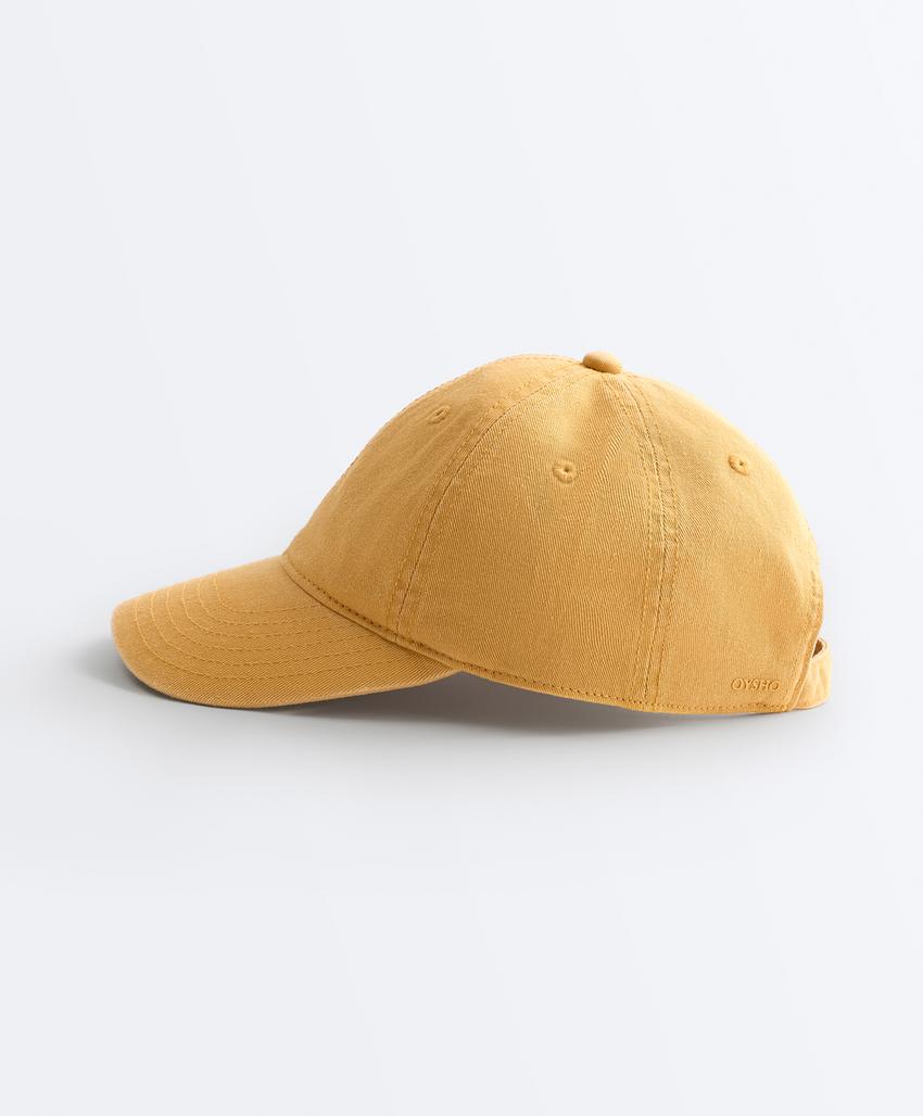 Кепка из 100%-го хлопка с эффектом выгорания