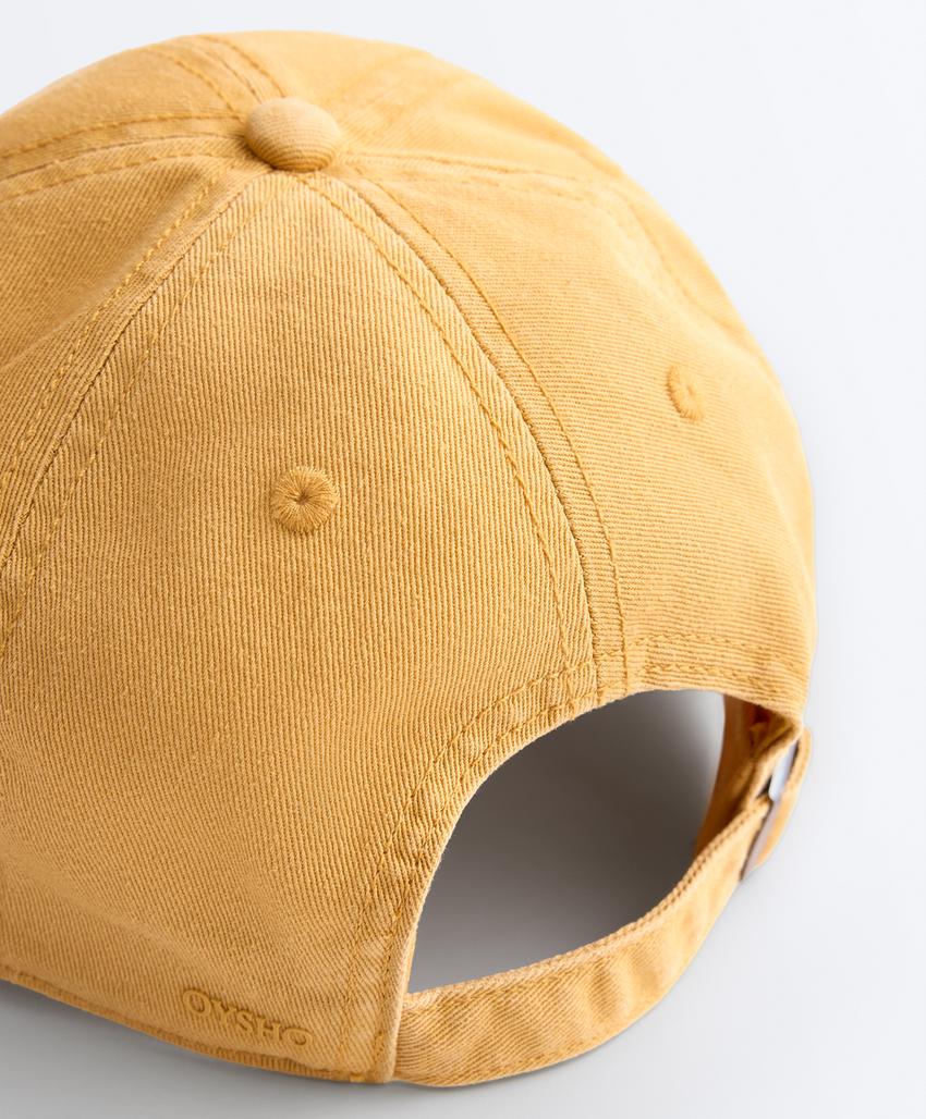 Кепка из 100%-го хлопка с эффектом выгорания