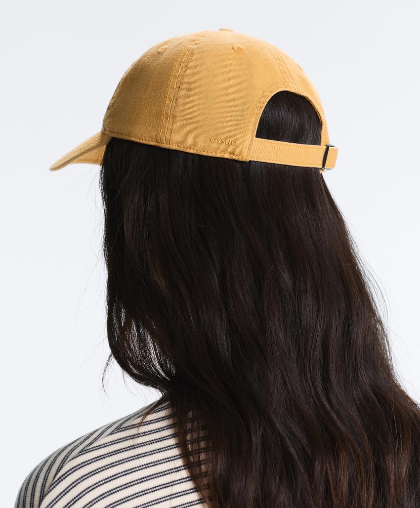 Кепка из 100%-го хлопка с эффектом выгорания