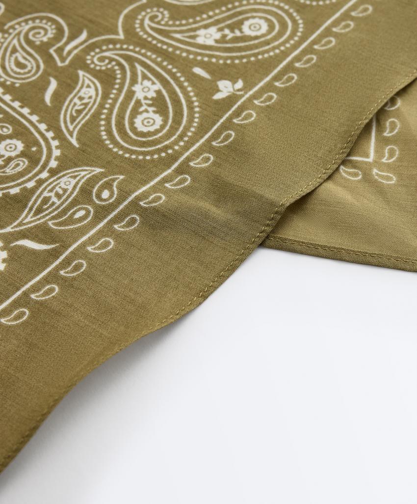 Бандана с принтом из 100% хлопка