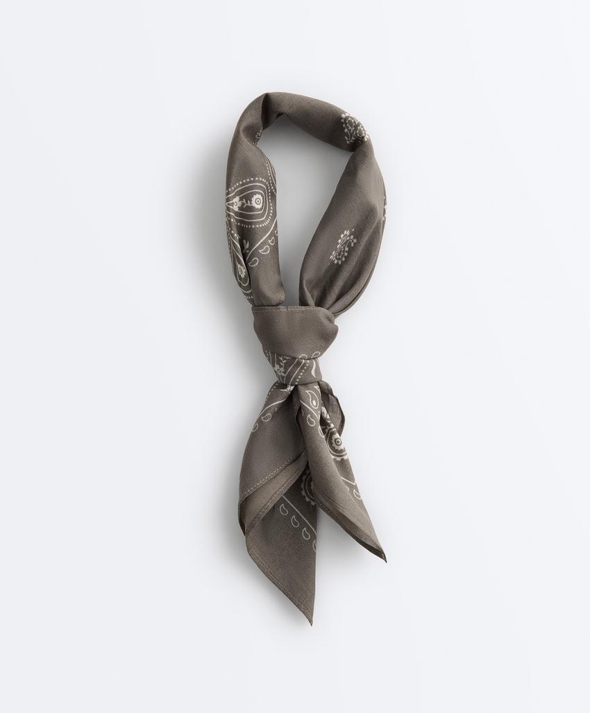 Бандана с принтом из 100% хлопка