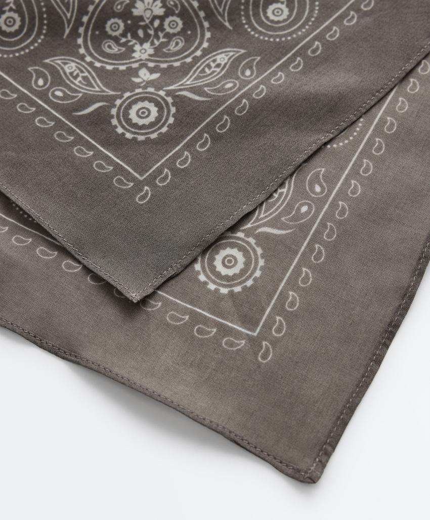 Бандана с принтом из 100% хлопка