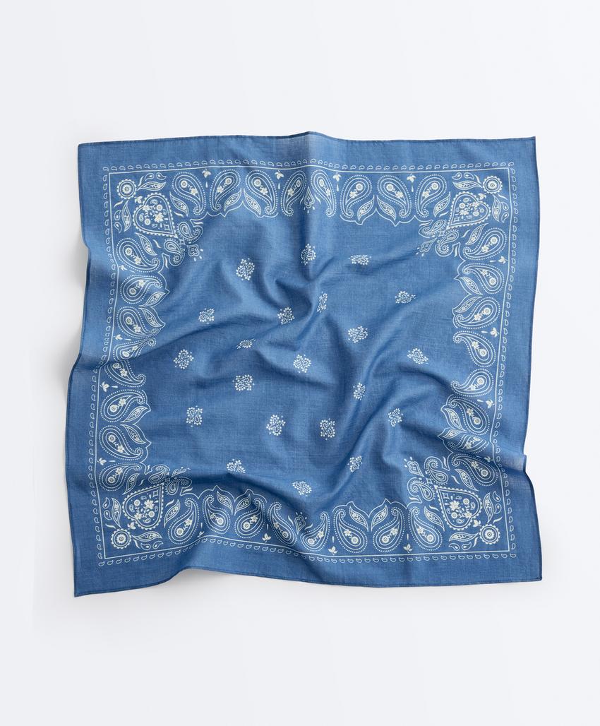 Бандана с принтом из 100% хлопка