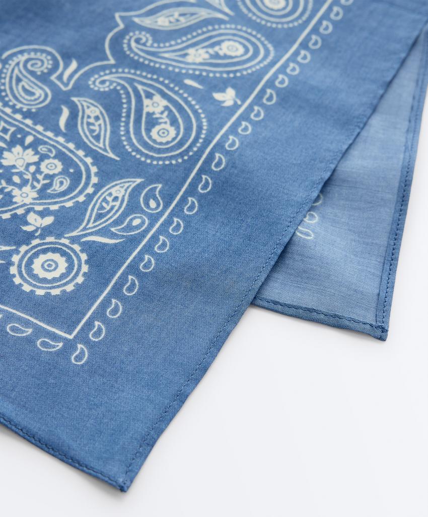 Бандана с принтом из 100% хлопка