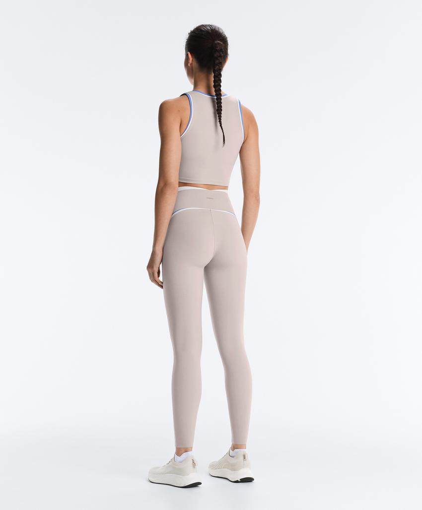 Легинсы Compressive с высокой посадкой, контрастные детали