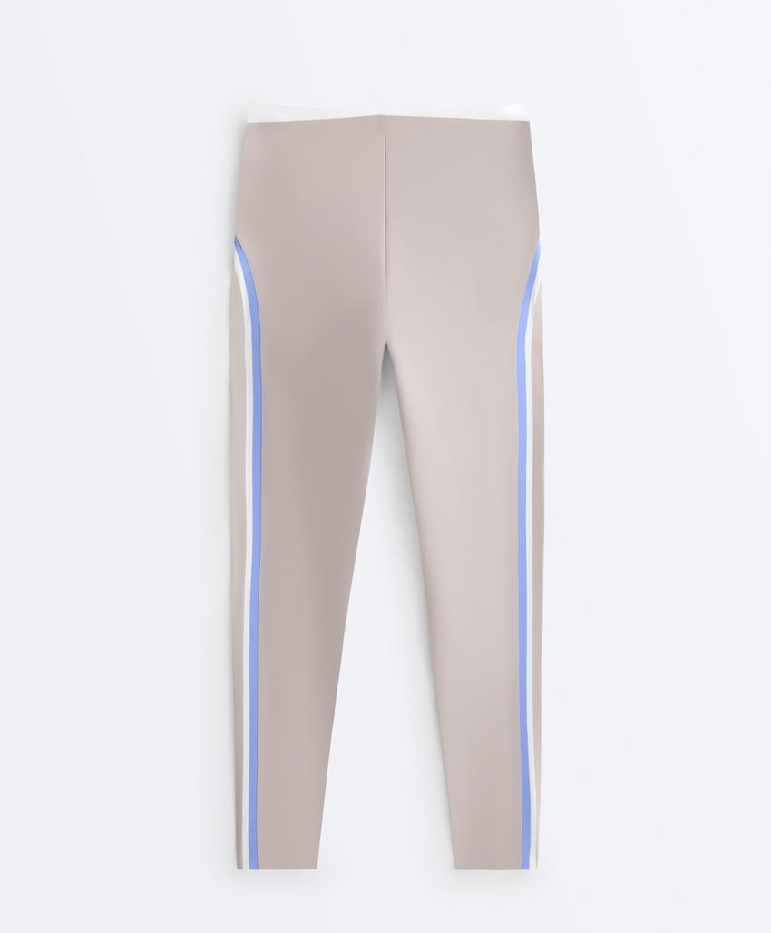 Легинсы Compressive с высокой посадкой, контрастные детали