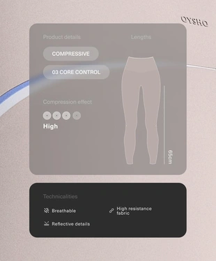 Легинсы Compressive с высокой посадкой, контрастные детали- Заказать в России