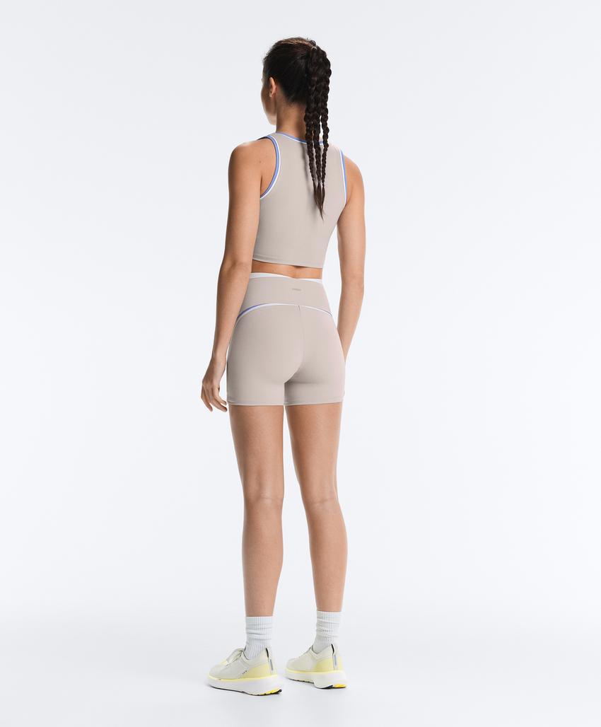 Облегающие шорты Compressive  10 см контрастных цветов