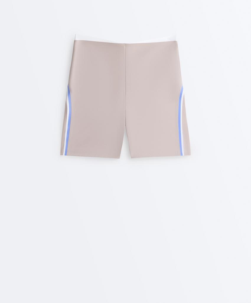 Облегающие шорты Compressive  10 см контрастных цветов