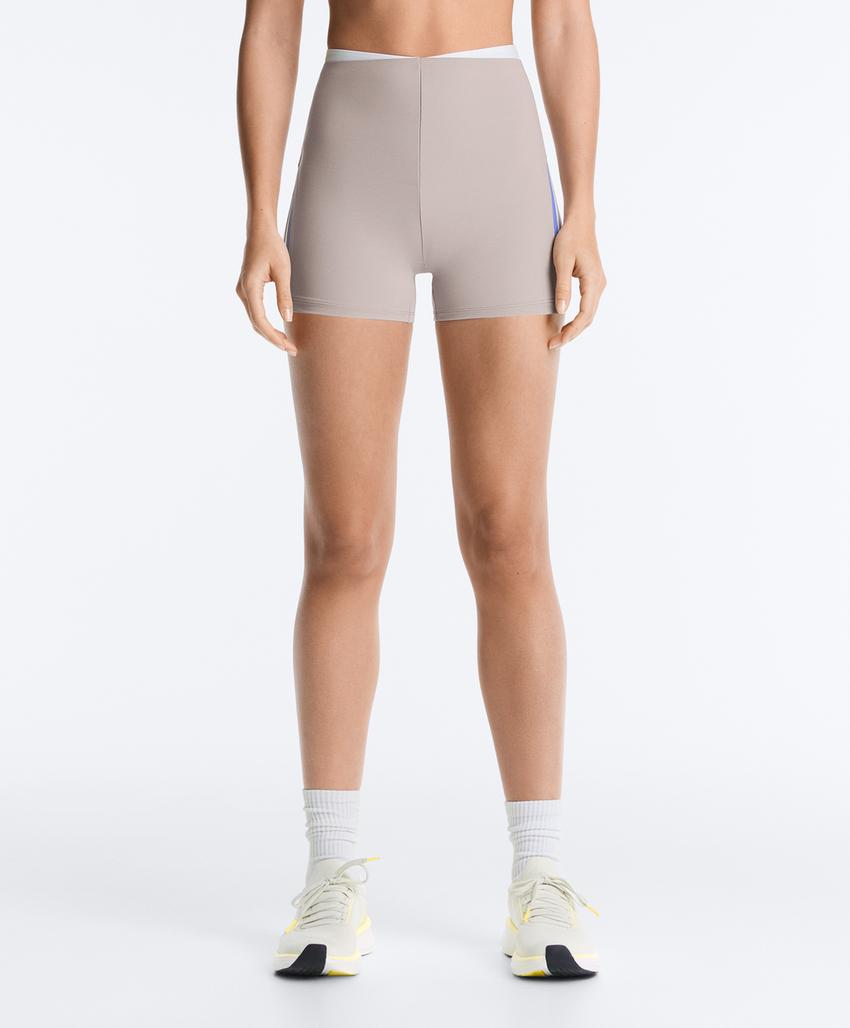 Облегающие шорты Compressive  10 см контрастных цветов