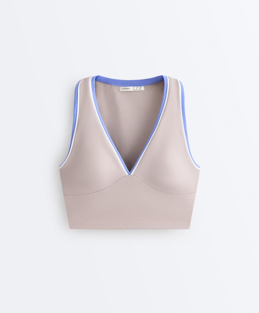 Майка - топ Compressive контраст