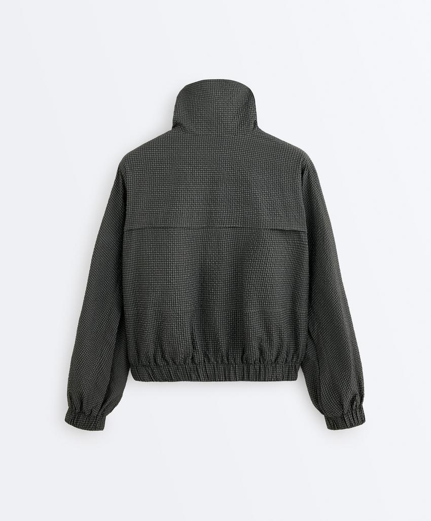 Куртка Track из водоотталкивающего нейлона в клетку