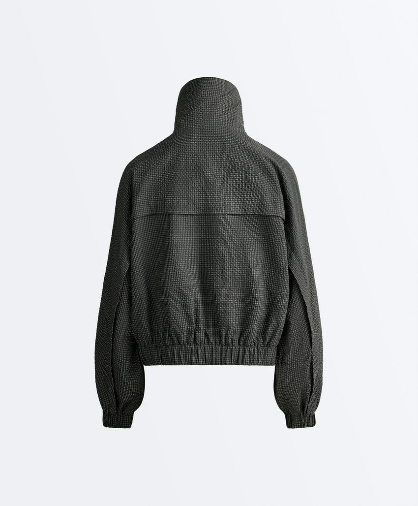 Куртка Track из водоотталкивающего нейлона в клетку