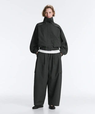 Куртка Track из водоотталкивающего нейлона в клетку- Заказать в России