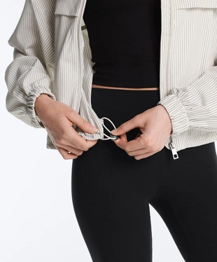 Куртка в полоску из эластичной ткани- Заказать в России