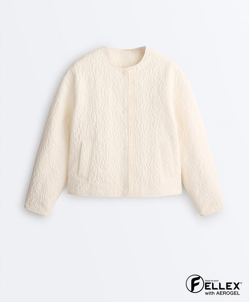 Утепленная куртка FELLEX® с AEROGEL, цветочный принт