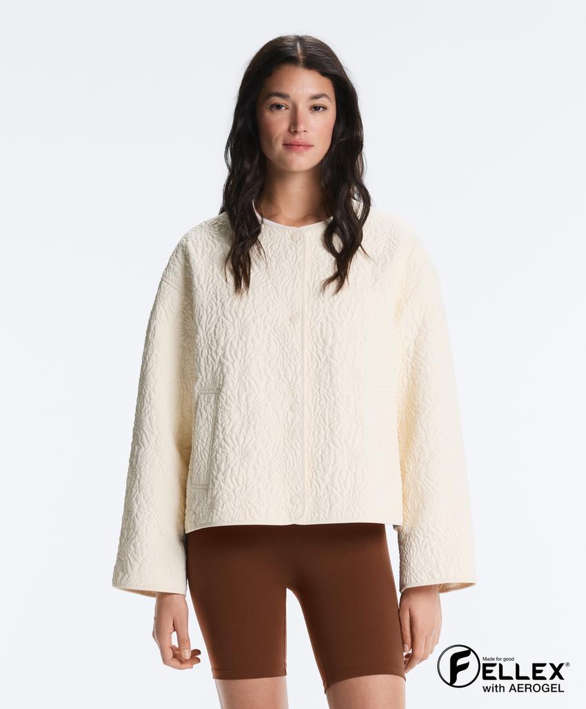 Утепленная куртка FELLEX® с AEROGEL, цветочный принт