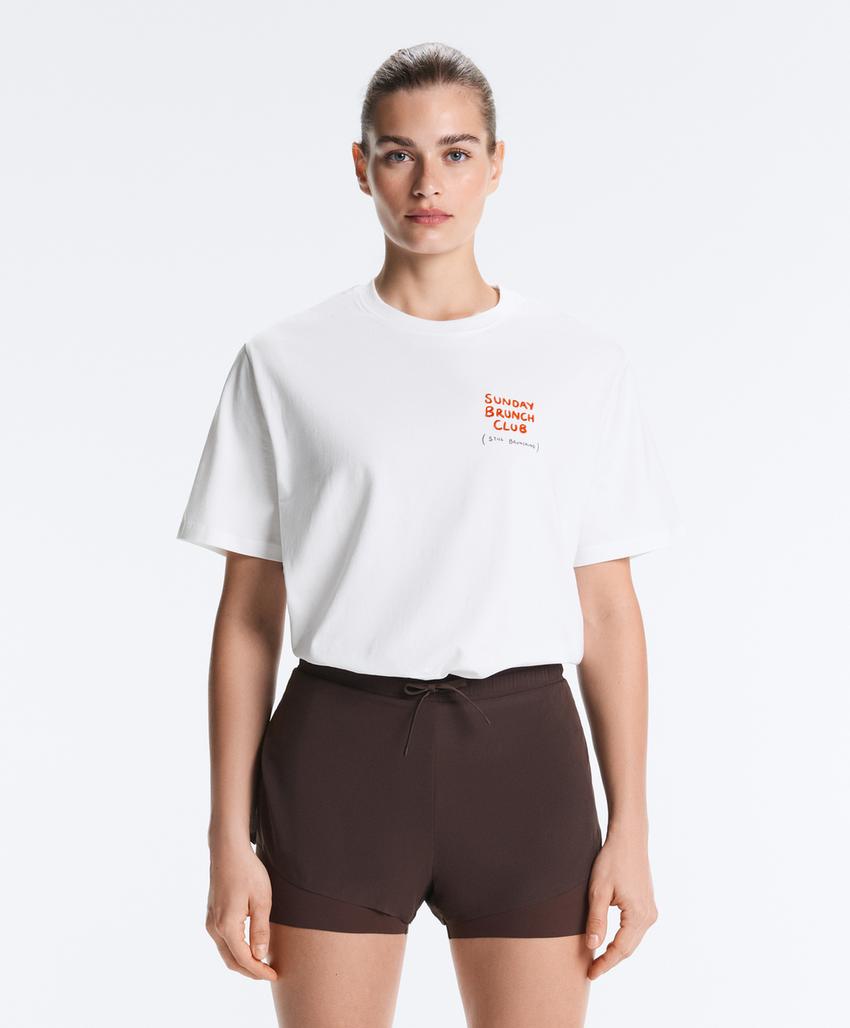 Футболка оверсайз с надписями