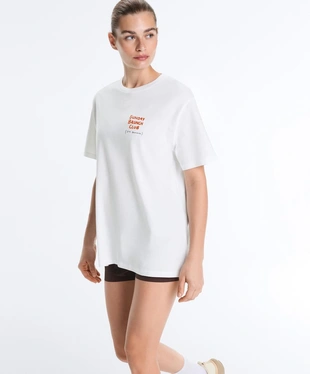 Футболка оверсайз с надписями- Заказать в России