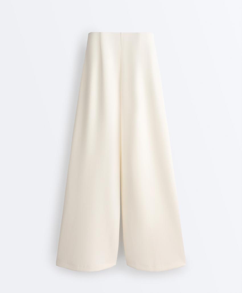 Прямые брюки с модалом и мягкими кантами