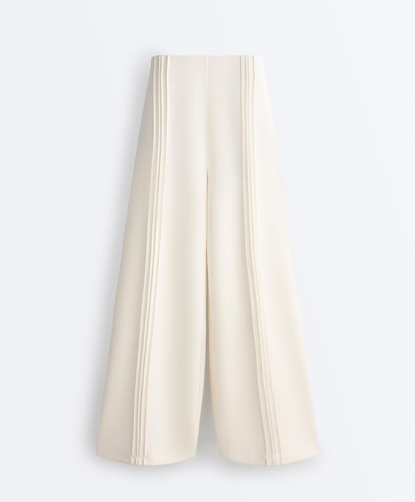 Прямые брюки с модалом и мягкими кантами