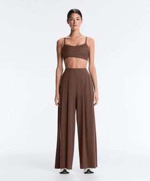 Широкие брюки Light Touch с защипами- Заказать в России