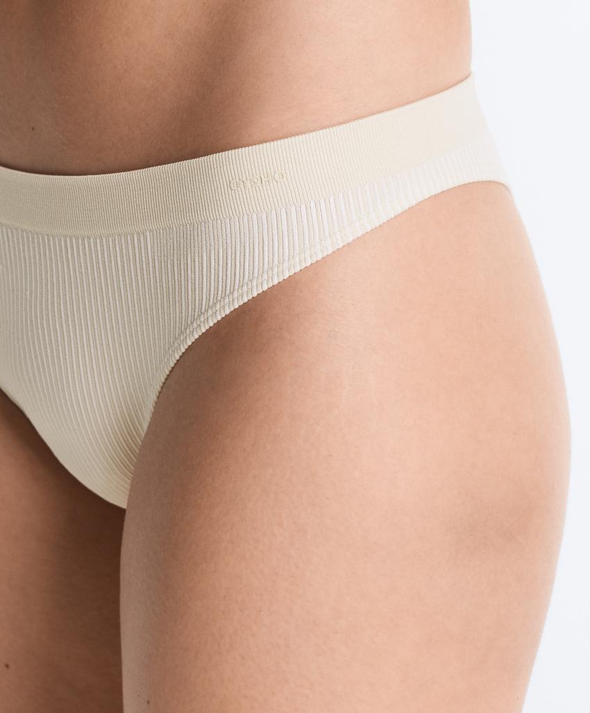 3 бесшовных трусов бразильяно Seamless Soft touch в полоску