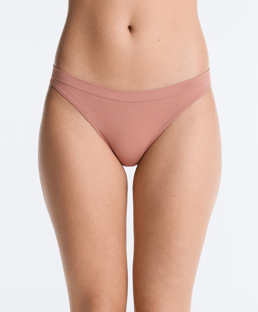 3 бесшовных трусов бразильяно Seamless Soft touch в полоску