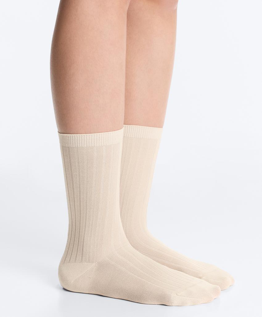 Носки Classic Rib из смесового шелка