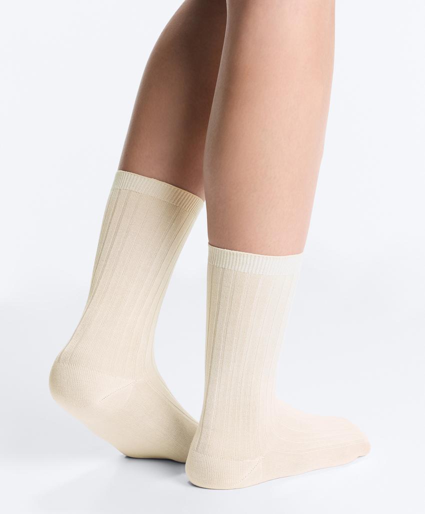 Носки Classic Rib из смесового шелка
