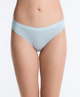 3 классических трусов из смесового хлопка с логотипом- Заказать в России