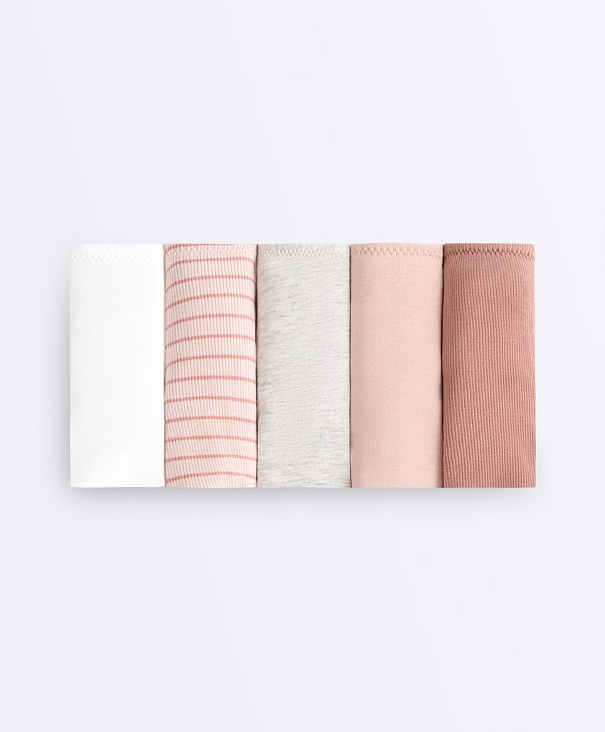 5 классических трусов из смесового хлопка