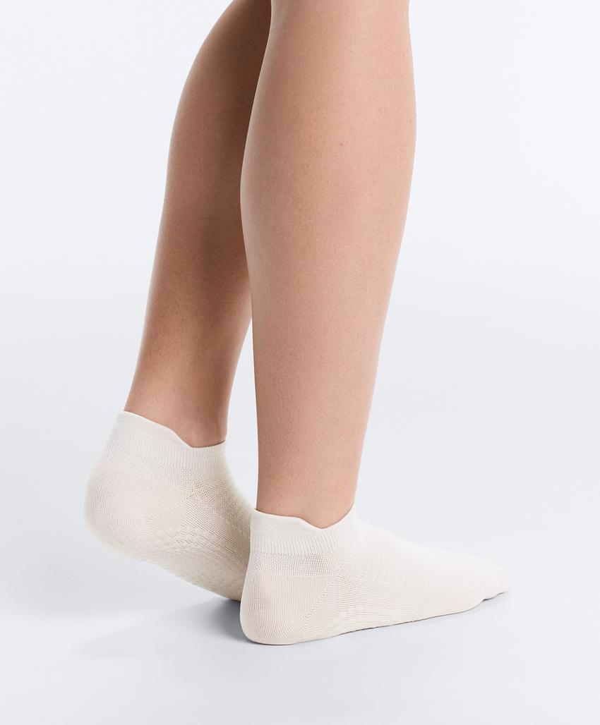 2 пары носков-сникеров из смесового полиамида для йоги и пилатеса