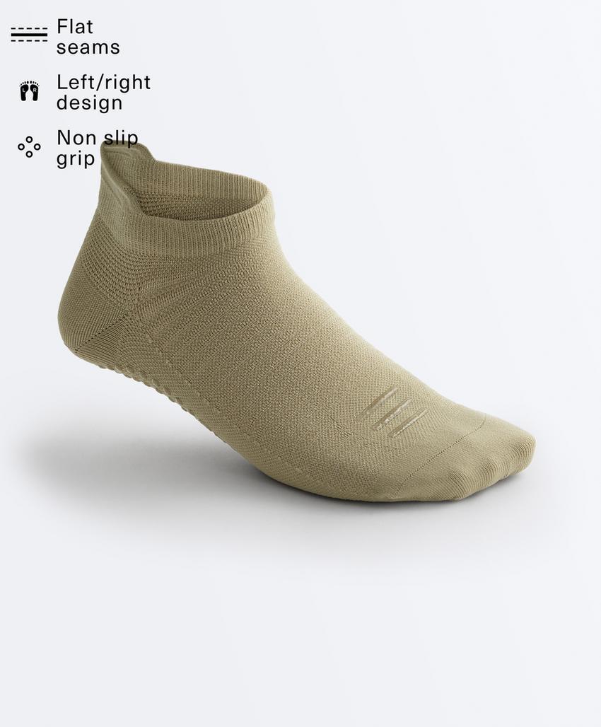 2 пары носков-сникеров из смесового полиамида для йоги и пилатеса