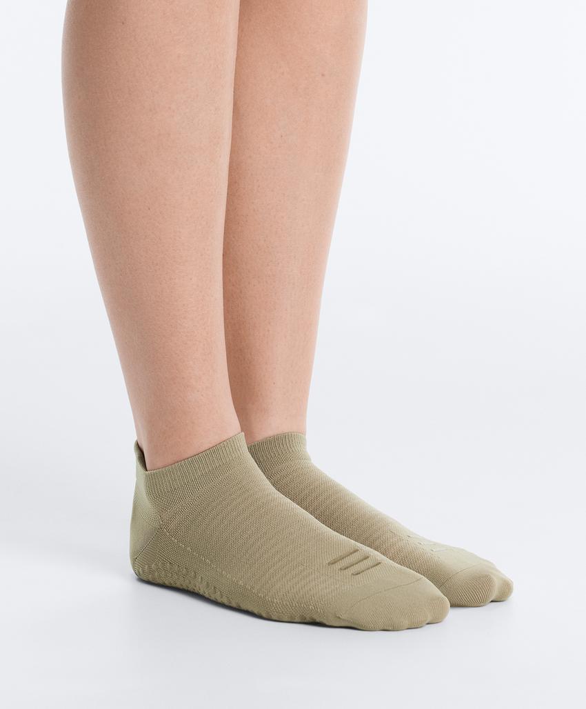 2 пары носков-сникеров из смесового полиамида для йоги и пилатеса