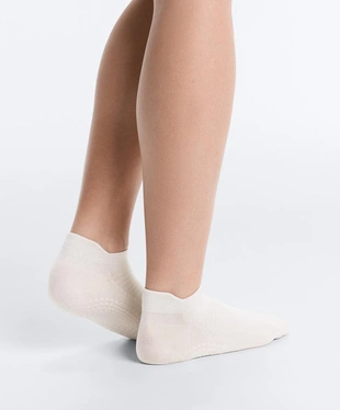 GREEN BEIGE|4524/490/714 - OYSHO 2 пары носков-сникеров из смесового полиамида для йоги и пилатеса