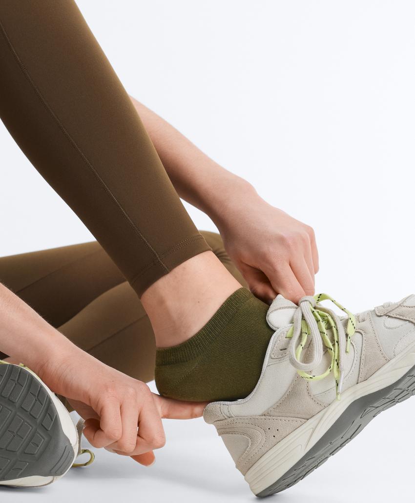 5 пар носков-сникеров из смесового хлопка