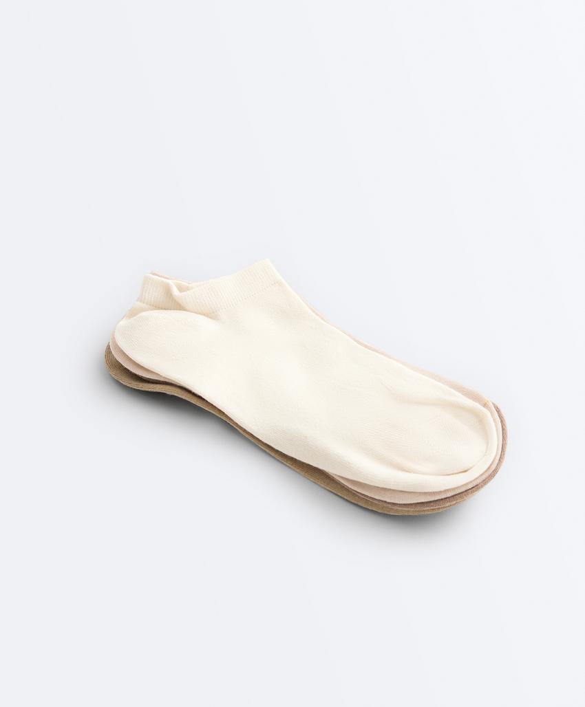 5 пар носков-сникеров из смесового хлопка