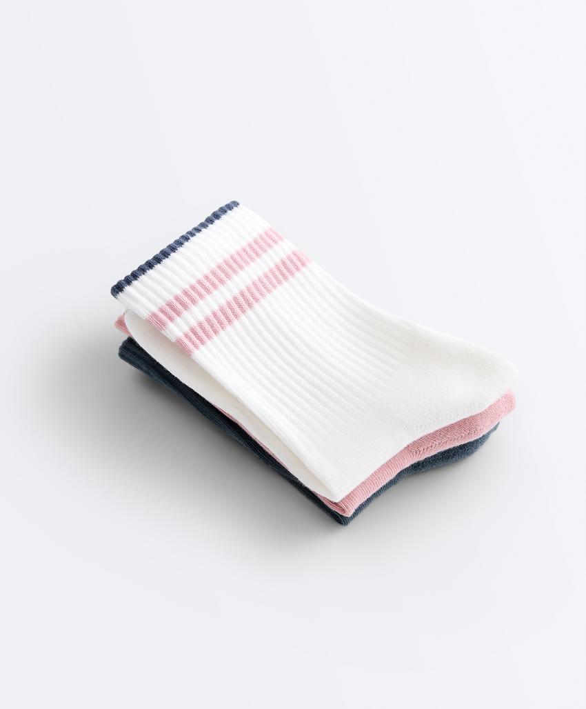 3 пары классических носков из смесового хлопка