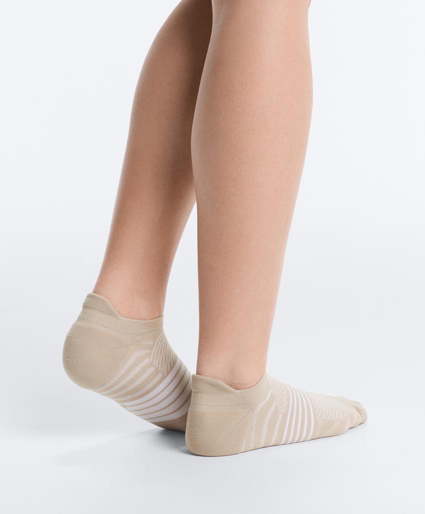 3 пары спортивных носков-сникеров с язычком из смесового полиамида